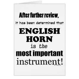 Instrumento más importante del Cuerno de Inglés