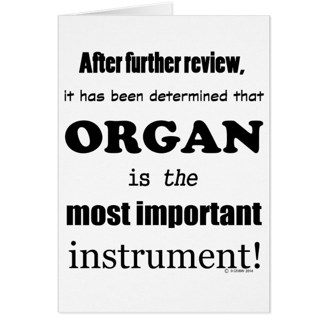 Instrumento más importante del órgano (Frente)