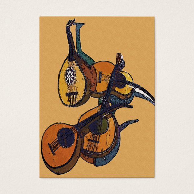 Instrumentos musicales de cadena (Frente)