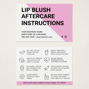 INSTURCIONES DE ATENCIÓN DE LIP RUBOR