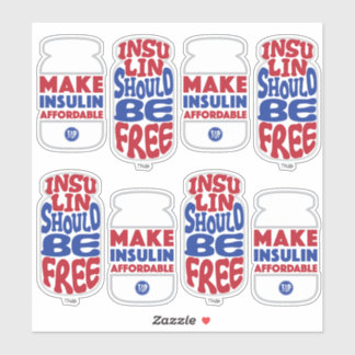 Insulin Pegatina Pack