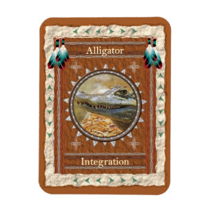 Integración de Caimán - Imán Flexi de Vinilo
