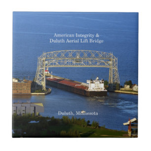Integridad americana en la teja de Duluth
