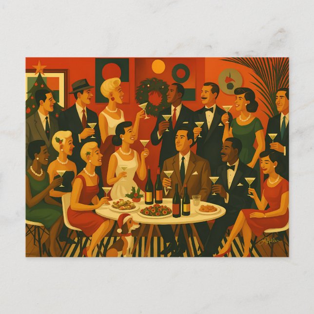 Intelectuales de Martini Modernos de la Navidad de (Anverso)