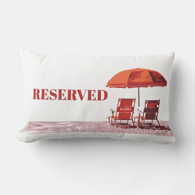 ¡INTELIGENTE! 🏖️ Almohada de Playa Reservada – Ag (Anverso)
