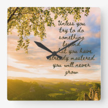 Intentar algo nuevo para el reloj de pared