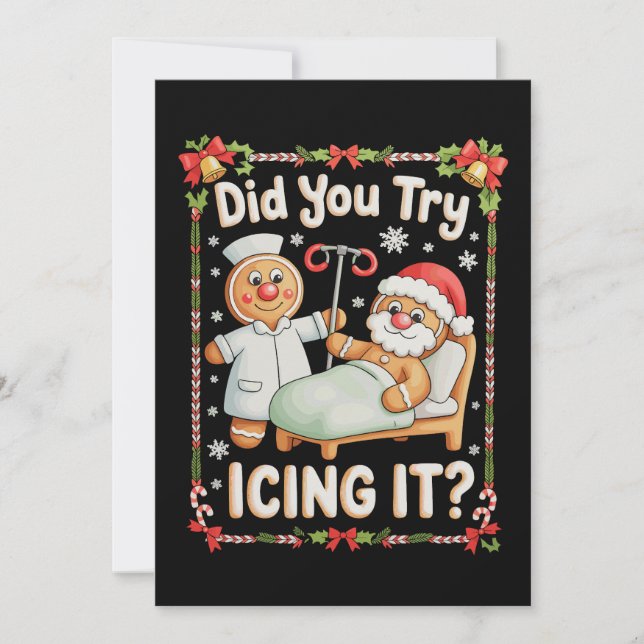 ¿Intentaste glasearlo Gingerbread Navidad Xmas (Anverso)