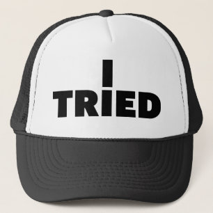 INTENTÉ el gorra del camionero del lema de la
