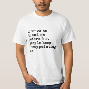 Intenté mezclar adentro antes de camiseta del