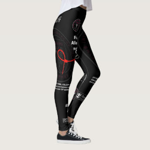 Inter Miami LAKED color negro emblema leggings
