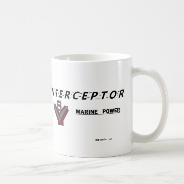 INTERCEPTOR V8 MARINO 11 onzas. taza del coffe (Derecha)