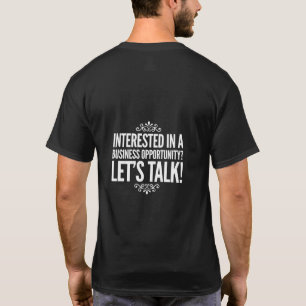 Interesado en una camiseta de la oportunidad de