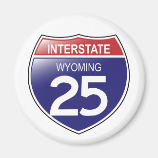 Interestatal 25 en el imán Wyoming