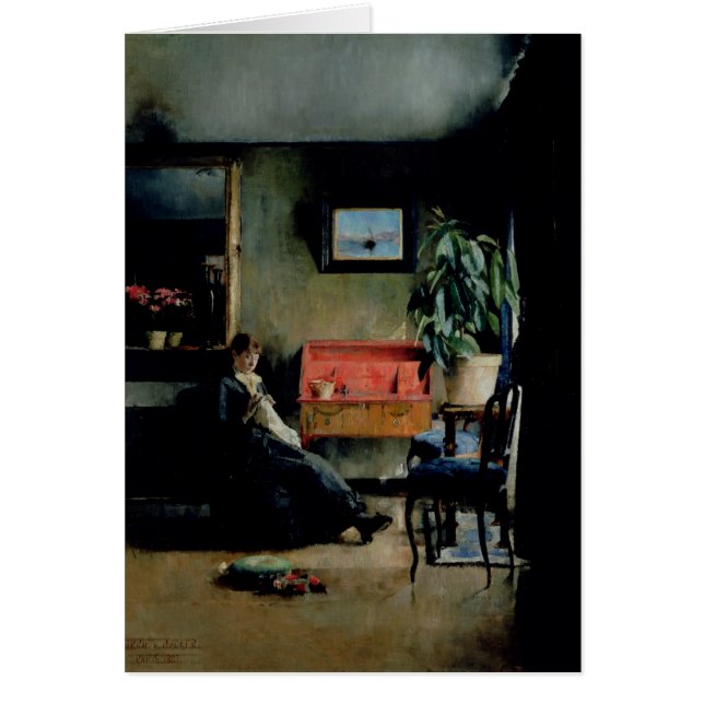 Interior azul, 1883 (Frente)