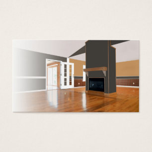 Interior casero; Chimenea, Suelo de madera,