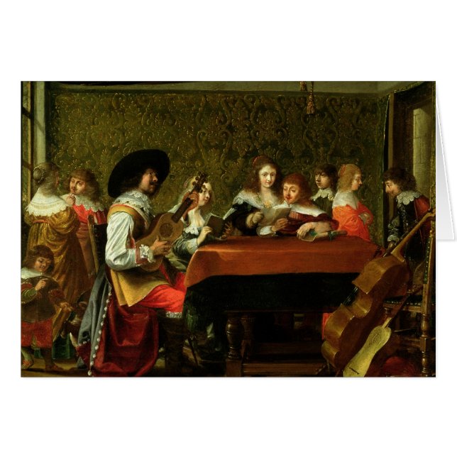 Interior con los músicos y los cantantes (Anverso (Horizontal))