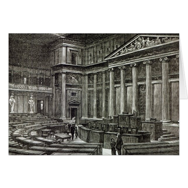 Interior de las cámaras del Parlamento, Viena (Anverso (Horizontal))