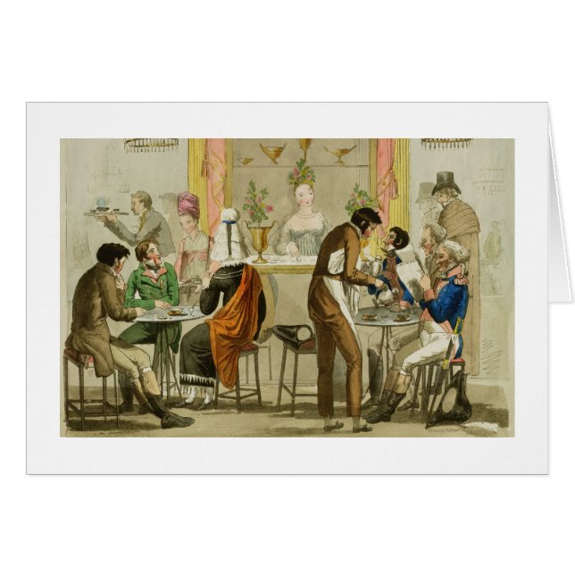 Interior de un café, pub. para Guillermo Pearm (Anverso (Horizontal))