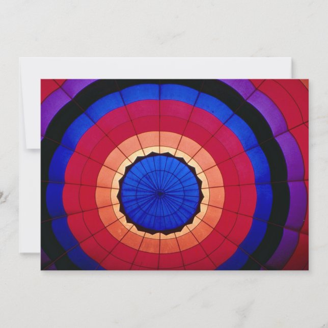 Interior de un globo de aire caliente (Anverso)