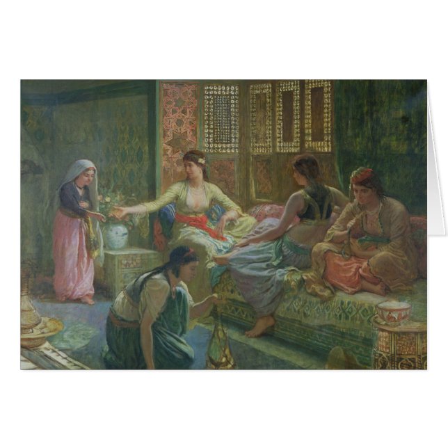 Interior de un Harem, c.1865 (Anverso (Horizontal))