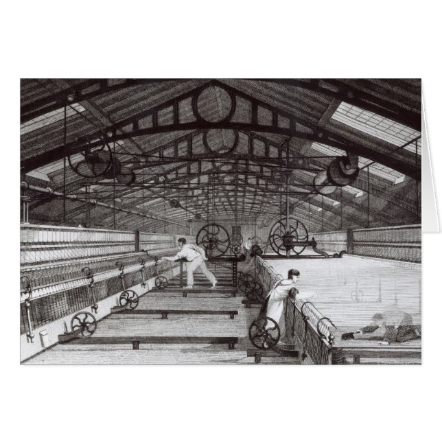 Interior de un molino de algodón (Anverso (Horizontal))