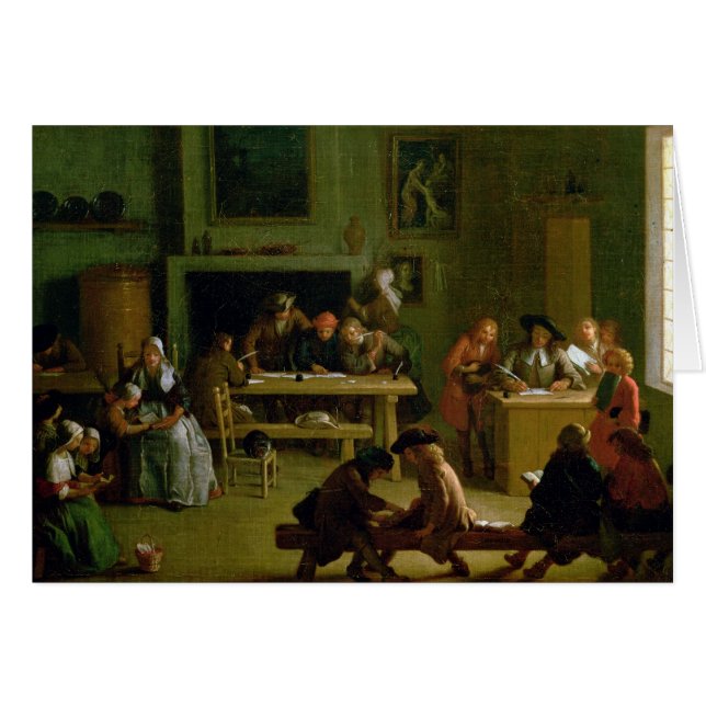 Interior de una aula (Anverso (Horizontal))