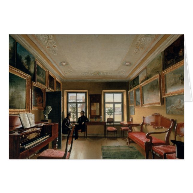Interior de una casa señorial, 1830s (Anverso (Horizontal))