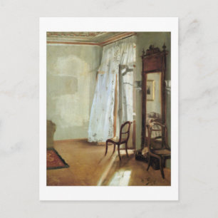 Interior de una habitación con postal Balcón