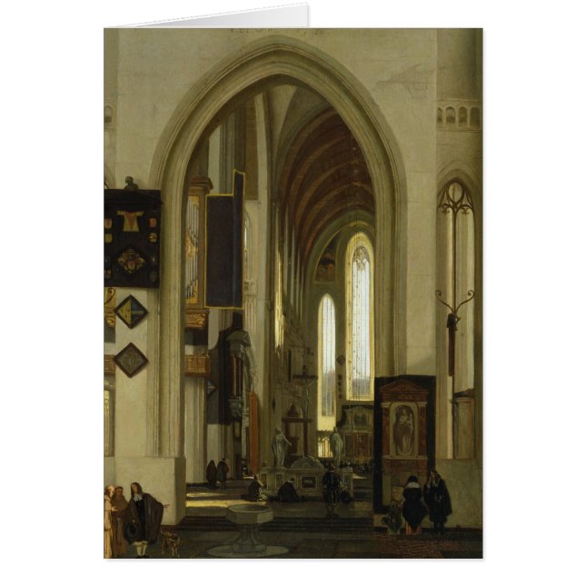 Interior de una iglesia con las figuras, 1685 (Frente)