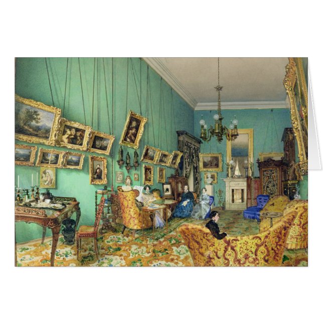 Interior de una sala de estar, 1847 (Anverso (Horizontal))