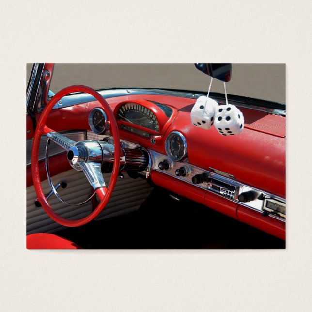 Interior del coche clásico (Frente)