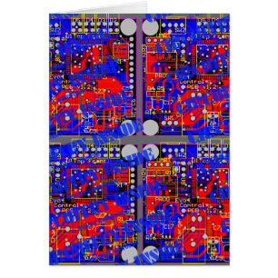 Interior del conjunto de circuitos (placa de