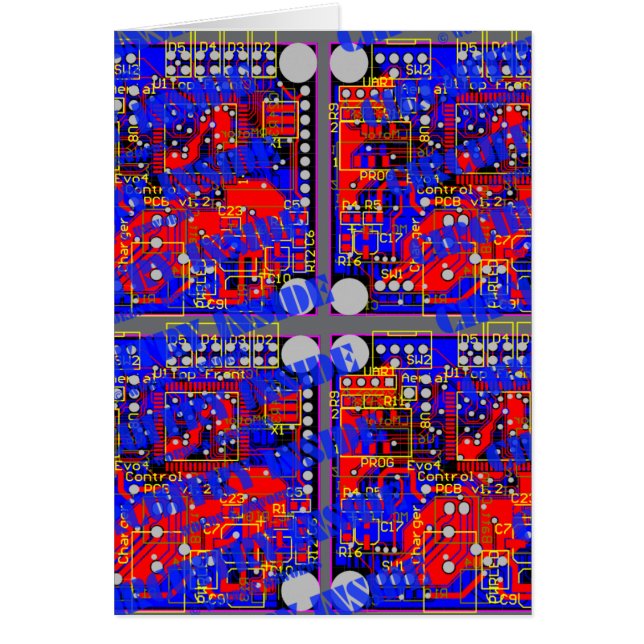 Interior del conjunto de circuitos (placa de (Frente)
