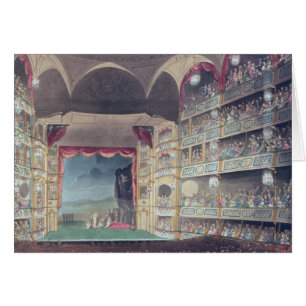 Interior del teatro del carril de Drury, 1808