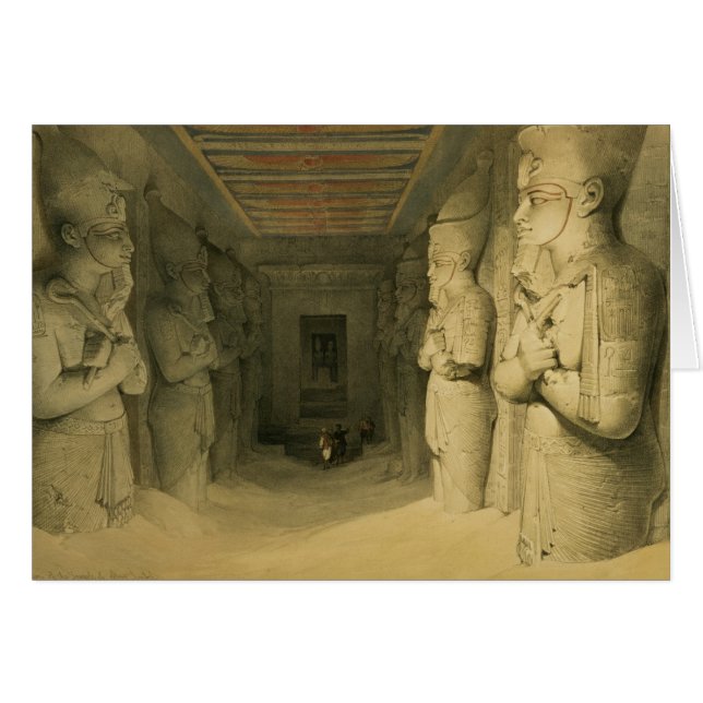 Interior del templo de Abu Simbel, de "Egipto (Anverso (Horizontal))