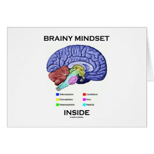 Interior inteligente del modo de pensar (cerebro