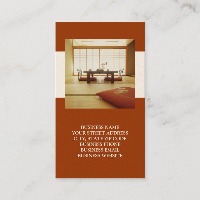 Interiores o tarjetas de visita de estacionamiento (Anverso)
