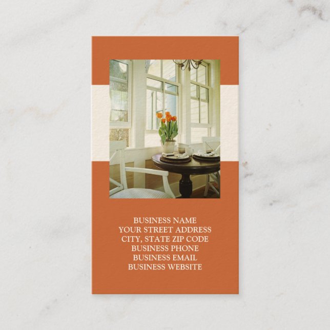 Interiores o Tarjetas Empresariales Organizadas (Anverso)