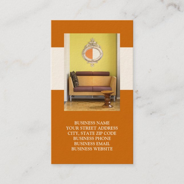 Interiores o Tarjetas Empresariales Organizadas (Anverso)