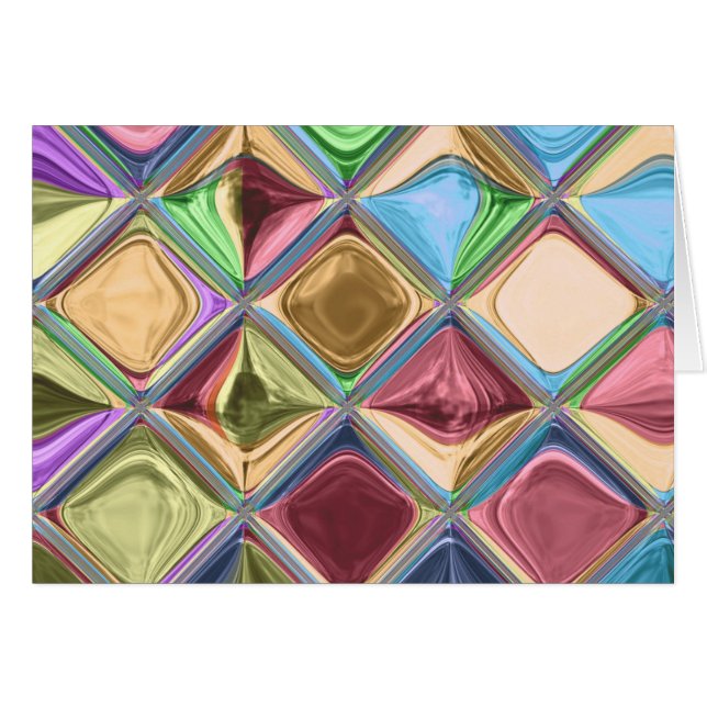 Interiorismo decorado con tarjeta de saludo Candyg (Anverso (Horizontal))