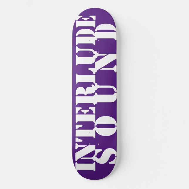 INTERLUDIO SONIDO  8 1/2" Tabla de Skateboard (Anverso)