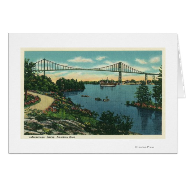 International Bridge American Span View # 2 (Anverso (Horizontal))