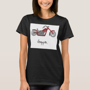 interruptor. camiseta roja del niño del motorista