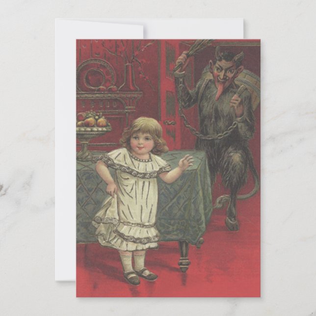 Interruptor del comedor del Chica de Red Krampus (Anverso)