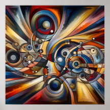 Intersección etérea - Arte abstracto - Surrealista