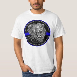 Intrépido como camisa fina de Blue Line del león