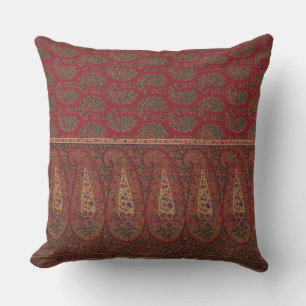 Intrincado Cojín decorativo europeo de Paisley