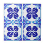 Intrincado Estilo de Azulejos de la Marina Azul Br<br><div class="desc">Inspirados en los azulejos portugueses,  estas hermosas baldosas azules crean impresionantes retoques para las cocinas y los baños. También se pueden enmarcar en las paredes como decoración acentuada.</div>