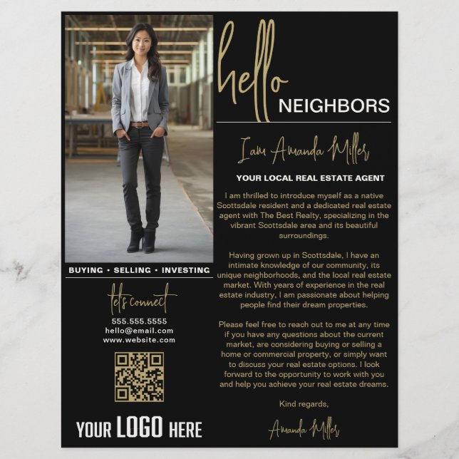 Introducción a Realtor Carta de Agricultura Inmobi (Frente)