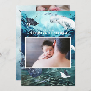 Introducción   Anuncio de nacimiento de bebé oceán
